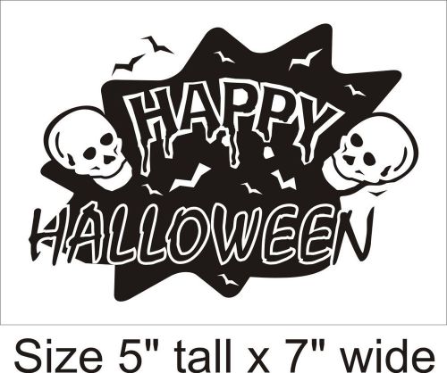 Happy Halloween Car Vinyl Sticker Decal Decor Removable Product