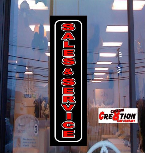 Led light up sign- sales &amp; service 46&#034;x12&#034;  color choice - neon/banner altern. for sale