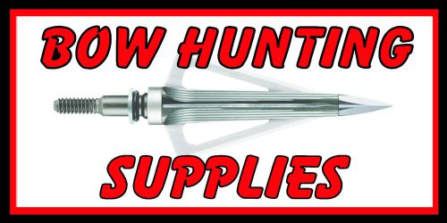 BOW HUNTING SUPPLIES BANNER