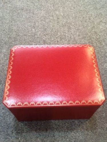 Cartier Vintage Roadster watch box in good condition comes with black pouch .