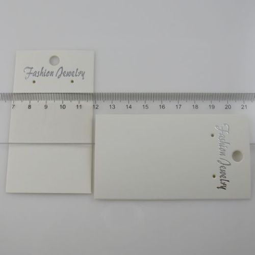 1000PCS White Paper Dangle Earring &amp; Earrings Stud Stopper Pendant Hanging Card