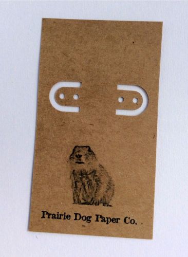 Set of 30 Personalized lever back earring Cards, jewelry cards, display, tag
