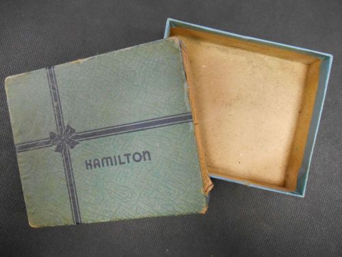 VINTAGE WATCH BOX  FOR HAMILTON