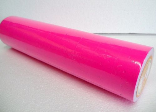 Hot pink 10 x rolls lot retail store price pricing gun sticker label labeler tag for sale