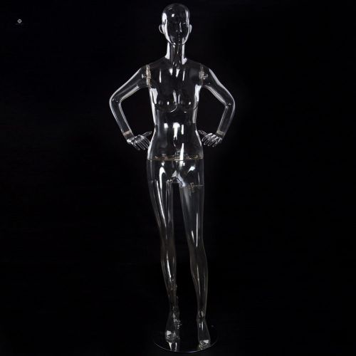 1PCS Stand Transparent Full Body Female Mannequin Clothes Show~QianWan Displays