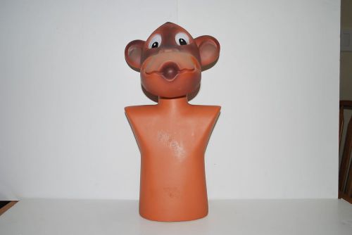 15 1/2  Bonami Belgium Plastic Monkey head with torso - Mannequin ???