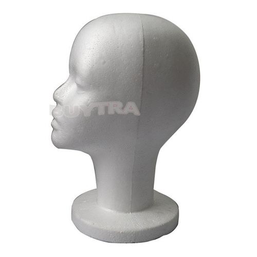 Elegant New Styrofoam Foam Manikin Head Stand Model Display Wig hair Glasses Hat