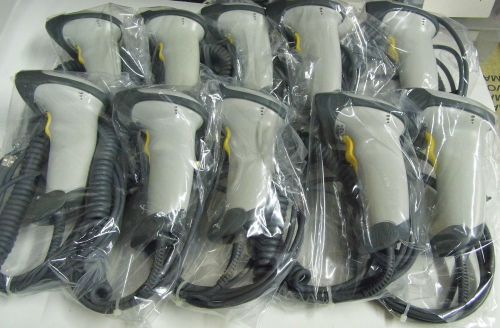 LOT OF 10 GENUINE SYMBOL LS2208 POS HANDHELD BARCODE SCANNER LS 2208 W/USB CABLE