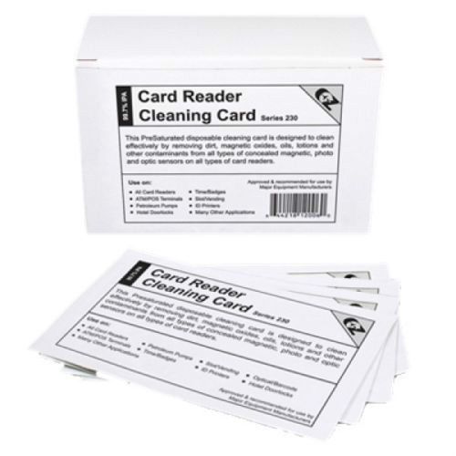 Ez clean card reader cleaning cards pos/atm cr80 (k2-h80b50)  50 cards per box for sale
