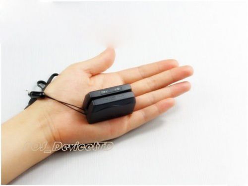 Mini300 Portable Magnetic Magstripe card Reader Collector SMALLEST Swipe