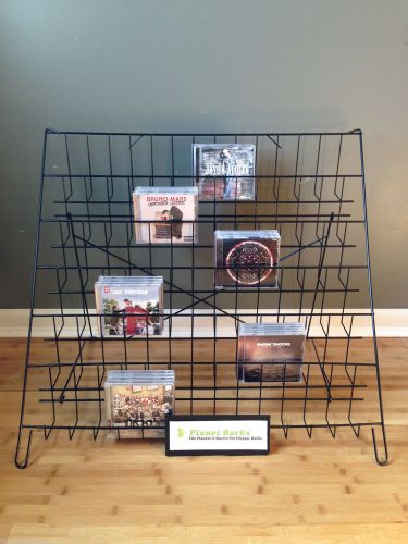 Folding  6 Tier Counter Wire CD Greeting Card DVD Book Display Rack