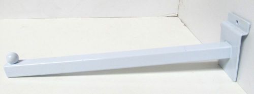 Lot of 7~12&#034; slatwall 3/4&#034; square tubing face-out for slatwall panels white~nnb for sale