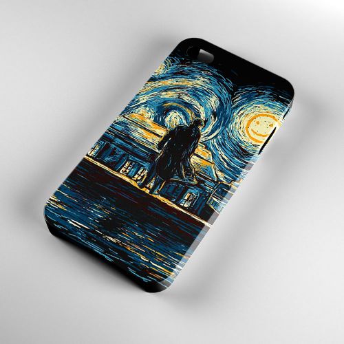 New Art Design Starry Fall Sherlock iPhone 4 4S 5 5S 5C 6 6Plus 3D Case Cover