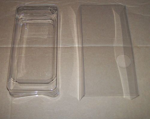 50 Touch n Feel Cases Retail Plastic Display Hole Product Packaging Merchandise