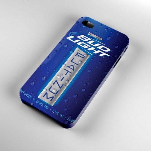 Bud Light Platinum Logo on 3D iPhone 4/4s/5/5s/5C/6 Case Cover Kj445