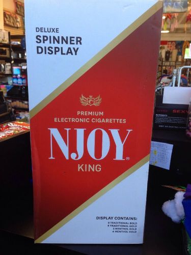 Njoy Electronic Cigarettes Deluxe Spinner Display
