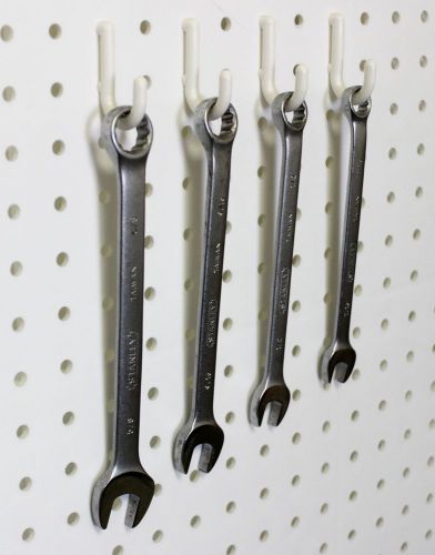 100  white j peg hooks - lock to pegboard - tool storage - garage wall organizer for sale