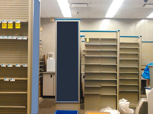 Uniweb rx pharmacy shelving / complete lot (bronx ny/new york city area) for sale
