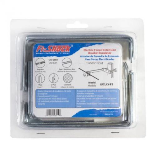 Insu brkt ext chn lnk fence fi-shock inc electric fence accessories iuclxy-fs for sale