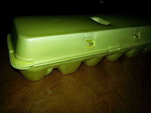 65 Plain Yellow Foam Large Chicken Egg Cartons. 2 x 6  Made In U.S.A.