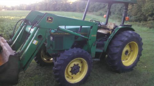 John deere 5400 4x4 tractor with john deere 540 loader for sale
