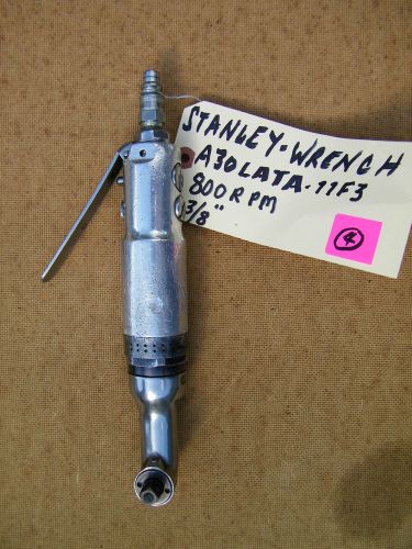 STANLEY -PNEUMATIC  NUTRUNNER- A30LATA-11F3, 3/8&#034;, 800 RPM, 1/4&#034;HEX.  USED