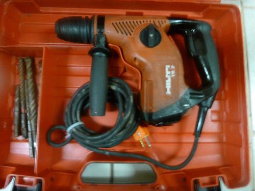 HILTI TE7  Rotary Hammer Drill Concrete Drilling Tool and bits