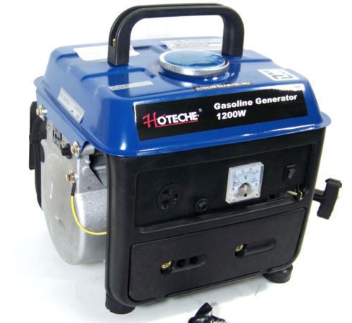 1200W Gas Powered Generator Gasoline Portable Camping Emergency Home Tailgating