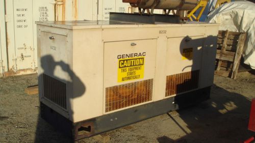 125 kva generac diesel generator, connected for 440-480 volt, enclosed,412 hours for sale