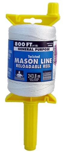 New lehigh secure line nst181rl reloadable reel mason line, 800-foot for sale