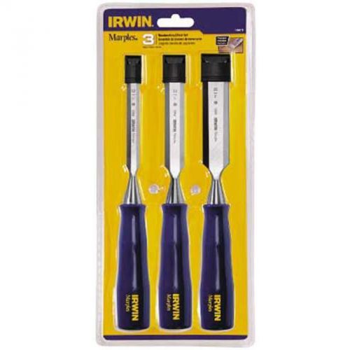 3 pc woodworking chisel set 1769179 irwin files and rasps 1769179 038548991276 for sale