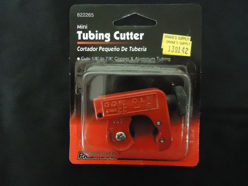 Pro Plus Mini Tubing Cutter 1/8&#034; to 7/8&#034; Tubing New
