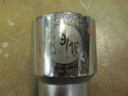 Armstrong 13-150 Chrome 1-9/16&#034; Standard Socket 12 Point 3/4&#034; Drive Made in USA!