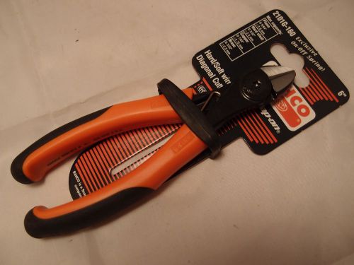 New bahco by snap on 6&#034; 2101g-160 hard/soft wire diagonal cutting pliers cutters for sale