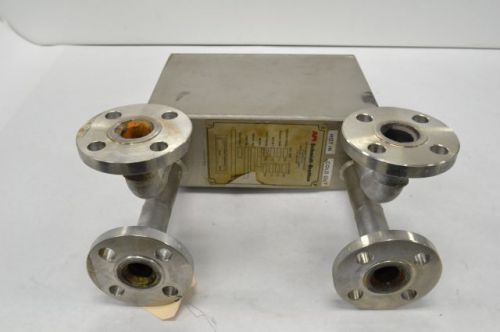 Schmitt sigma st-3 plate heat exchanger api 250 psi 1 in heatingb213368 for sale