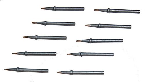 10 lot mini pencil conical tip for er, velleman or stanz soldering station bits5 for sale