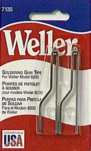 Weller 7135w standard solder tip replacement for 8200 soldering gun, 2 per pack for sale