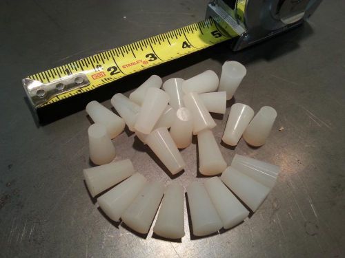 Silicone Tapered Plugs for Powder Coating -  (50 piece kit) 1/2&#034;x5/16&#034;x 13/16&#034;lg