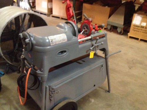 RIDGID 535 COMPLETE WITH ROLLING CART OLD STYLE THREADING MACHINE REFURBISHED