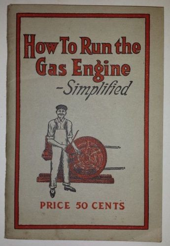 &#034;How To Run the Gas Engine&#034; by Red Seal battery co.