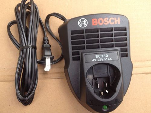 New Bosch Battery Charger Bc 330 4-12v Max Li-ion Lithium For BAT 414,413,412,41