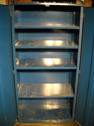 GRIZZLY EQUIPMENT INDUSTRIAL  STORAGE CABINET 36&#034; X 72&#034; X 19 NICE USED