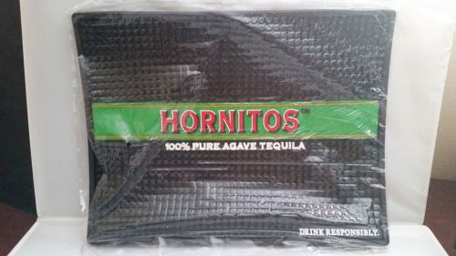 HORNITOS 100% Pure Agave Tequila Rubber Bar Spill Mat 14&#034; x 11&#034; - BRAND NEW