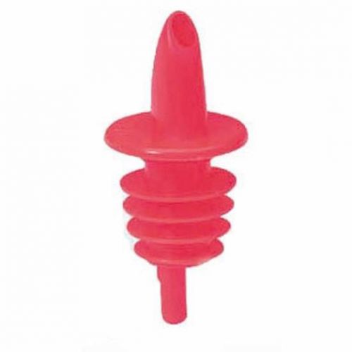Red Free Flow Liquor Pourer 12 Pack Free Shipping