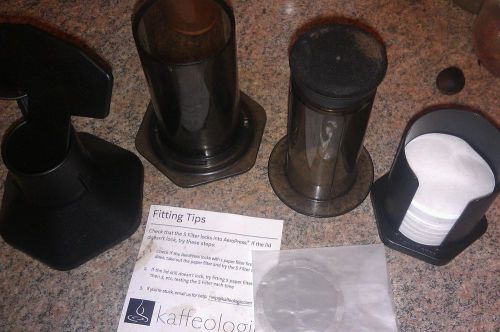 Aerobie AeroPress Coffee and Espresso Maker and reusable filter from Kaffeologie