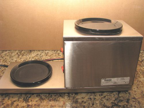 2 (two) curtis aw-2sr-10 two burner  coffee pot carafe warmer - all work great! for sale