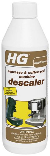 HG Espresso &amp; Coffee Pod Machine Descaler, safe, effective &amp; biodegradeable
