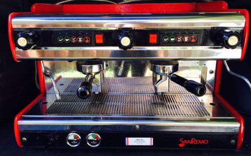 red San Remo commercial espresso machine