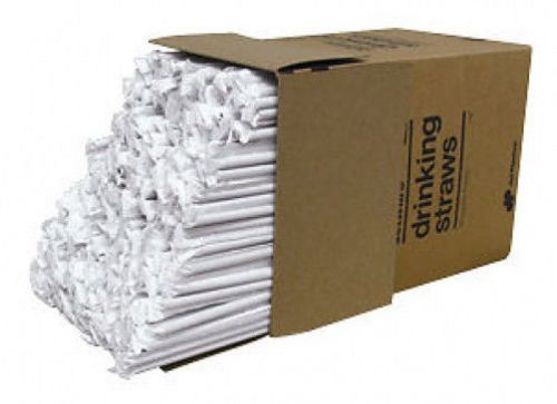 Cellocore 7.75&#034; Giant Wrapped Clear Straws 300 count