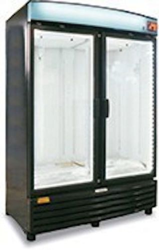 NEW 42 cu ft TWO GLASS DOOR BEER SUPER COOLER MERCHANDISER-MORE SIZES AVAILABLE